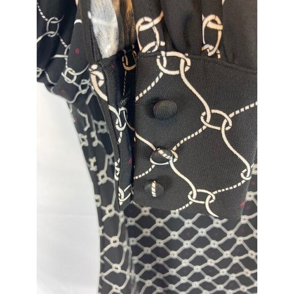 Ann Taylor Patterned Long Sleeve Blouse Size XS - Picture 5 of 6